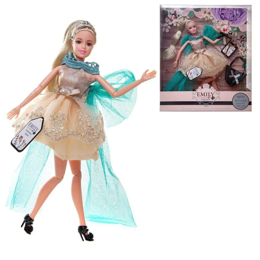 Кукла "Emily. Цветочная серия" с сумочкой и аксессуарами, 30 см