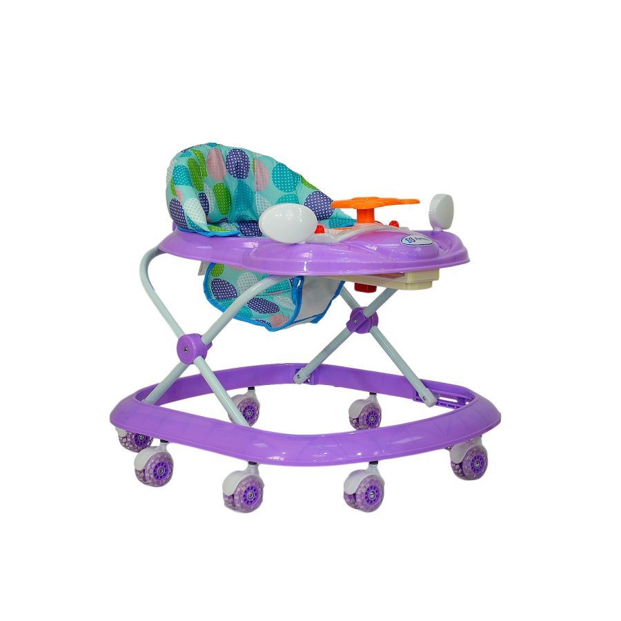 Детские ходунки Farfello арт.5020 фиолетовый, принт круги