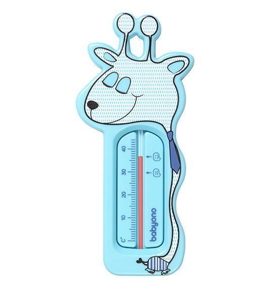 Термометр для воды "Romantic giraffe" (голубой)