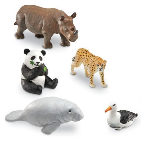 Игровой набор "Исчезающие виды животных"
