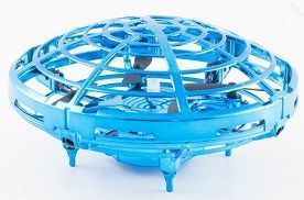 Квадрокоптер НЛО на сенсорном управлении (синий)