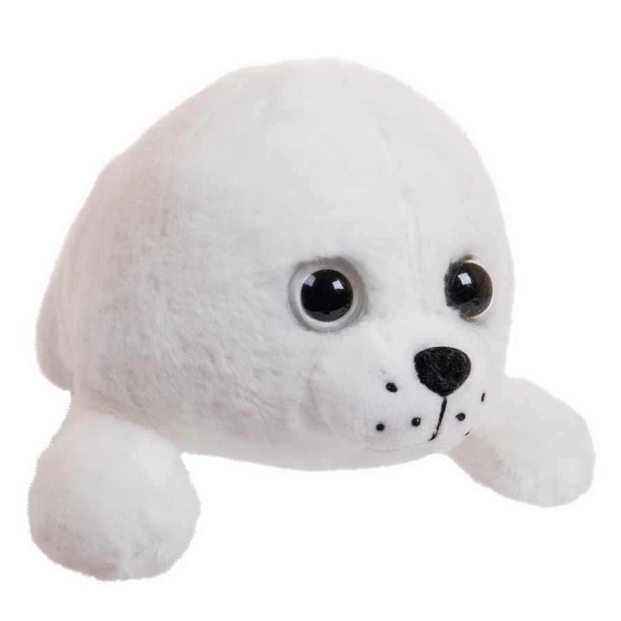 Мягкая игрушка Abtoys В дикой природе. Морской котик белый, 29 см