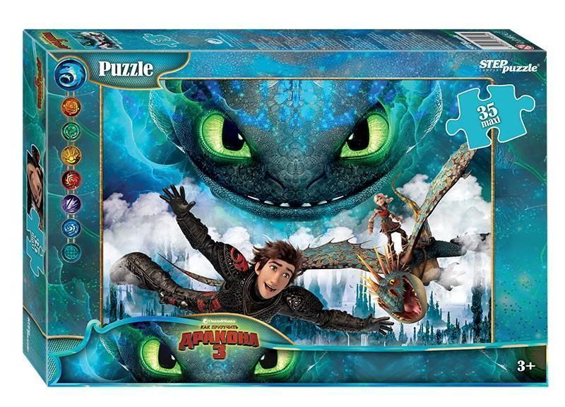 Пазл STEP puzzle 35 MAXI Как приручить дракона - 3 DreamWorks