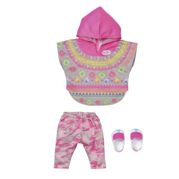 Игрушка Baby Born Комплект одежды с пончо, для куклы 43 см, шоу-бокс