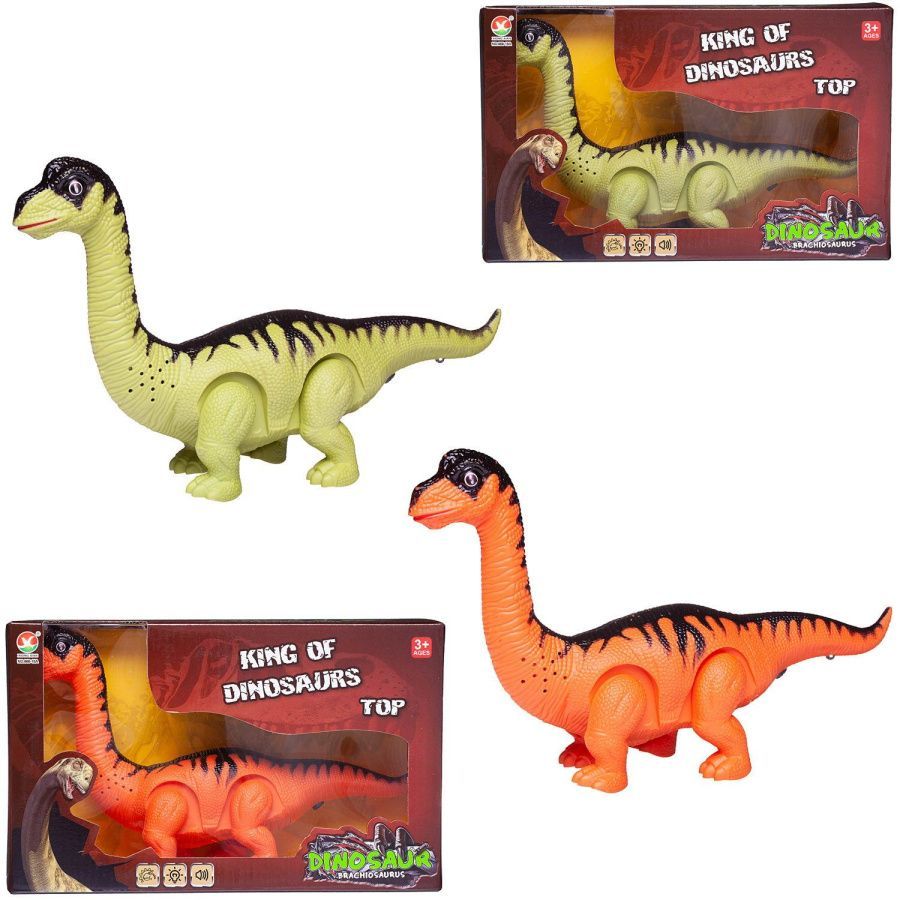 Динозавр Брахиозавр, электромеханический, движение, световые и звуковые эффекты, 2 вида