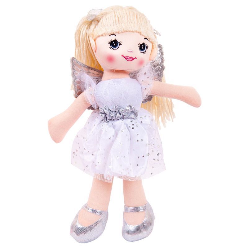 Кукла мягконабивная Балерина, 30 см, цвет белый