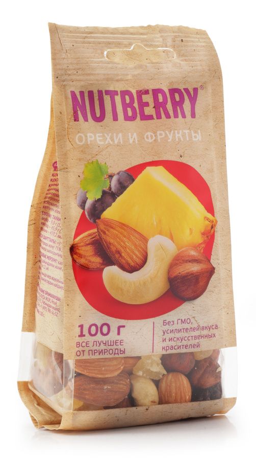 NUTBERRY Смесь Орехи и фрукты 100 г