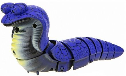 1TOY RoboLife Игрушка Робо-Змейка на ИК, синяя