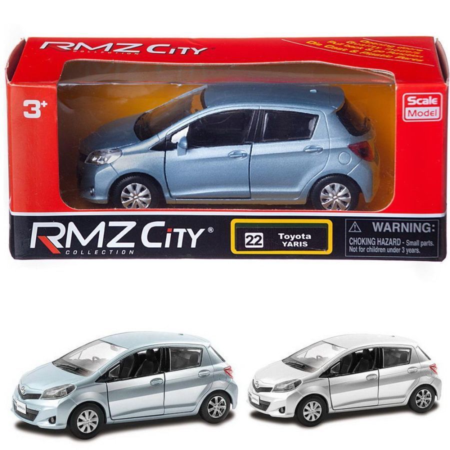Машина металлическая RMZ City 1:32 Toyota Yaris, инерционная, 2 цвета в ассорт.