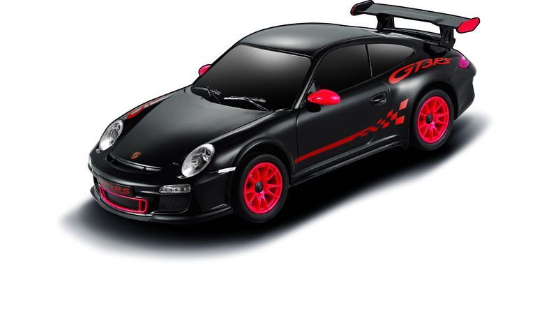 Машина р/у 1:24 Porsche GT3 RS, 18 см, цвет чёрный 27MHZ