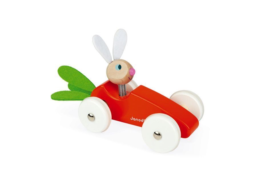 Каталка-машинка для малышей "Кролик"