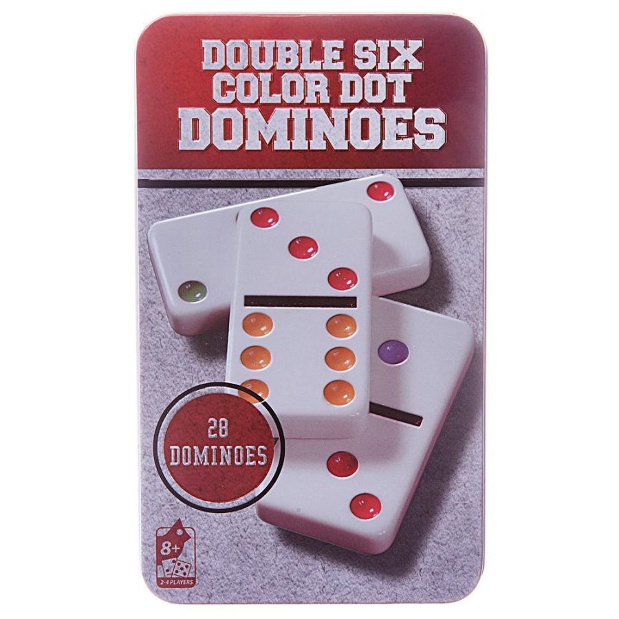 Игра настольная "Домино", в наборе 28 пластиковых костяшек 11,50х2,50х19 см