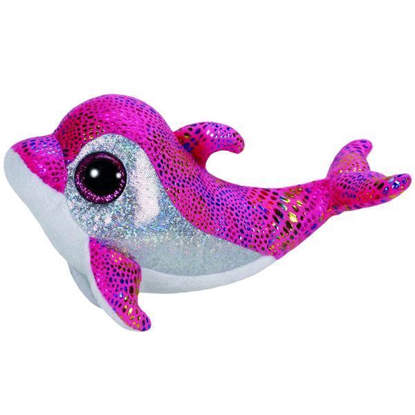 Beanie Boo's Дельфин Sparkles (розовый), 15,24 см