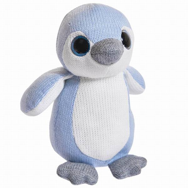 Knitted. Пингвин вязаный 22 см, игрушка мягкая