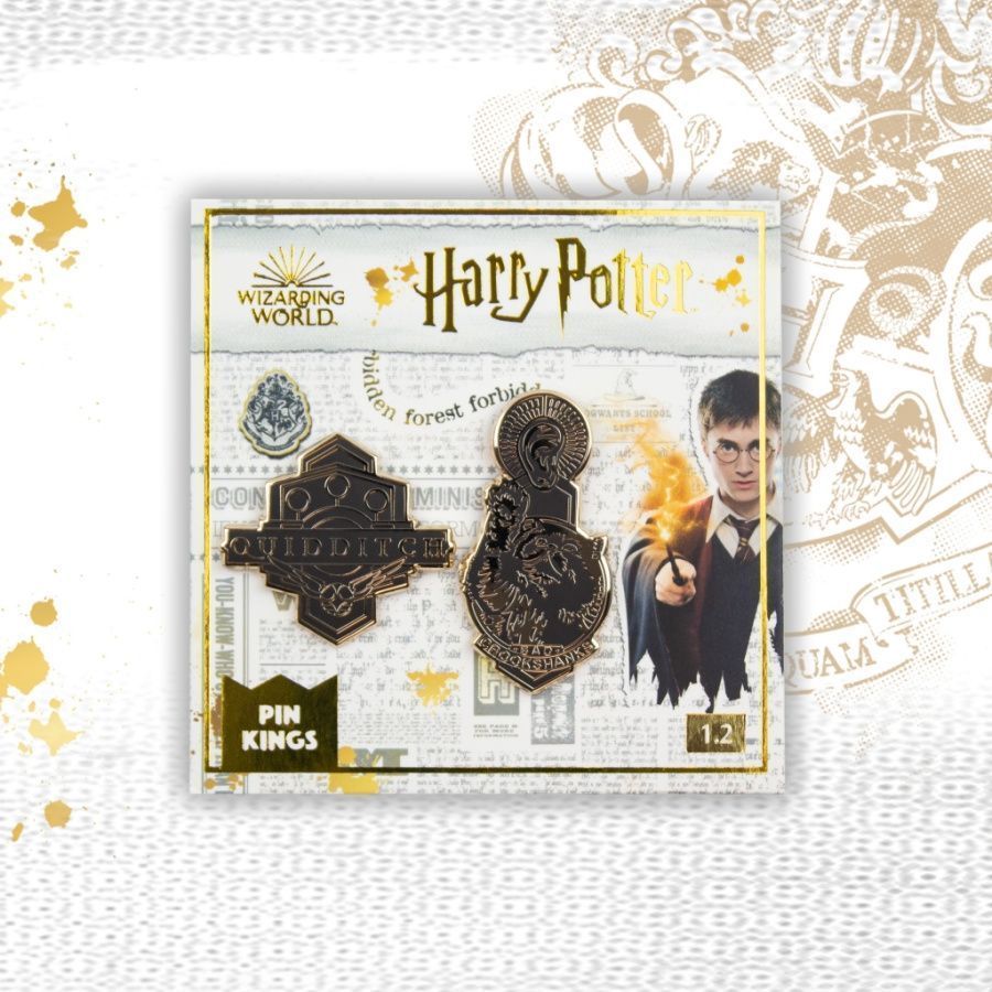 Значок Pin Kings Гарри Поттер 1.2 Квиддич и Живоглот - набор из 2 шт