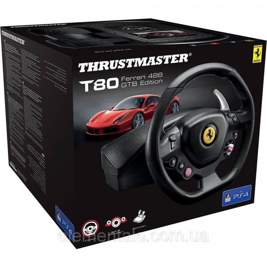 T80 Ferrari 488 GTB Edition. (PS4/PC игровой руль)  (4160672)