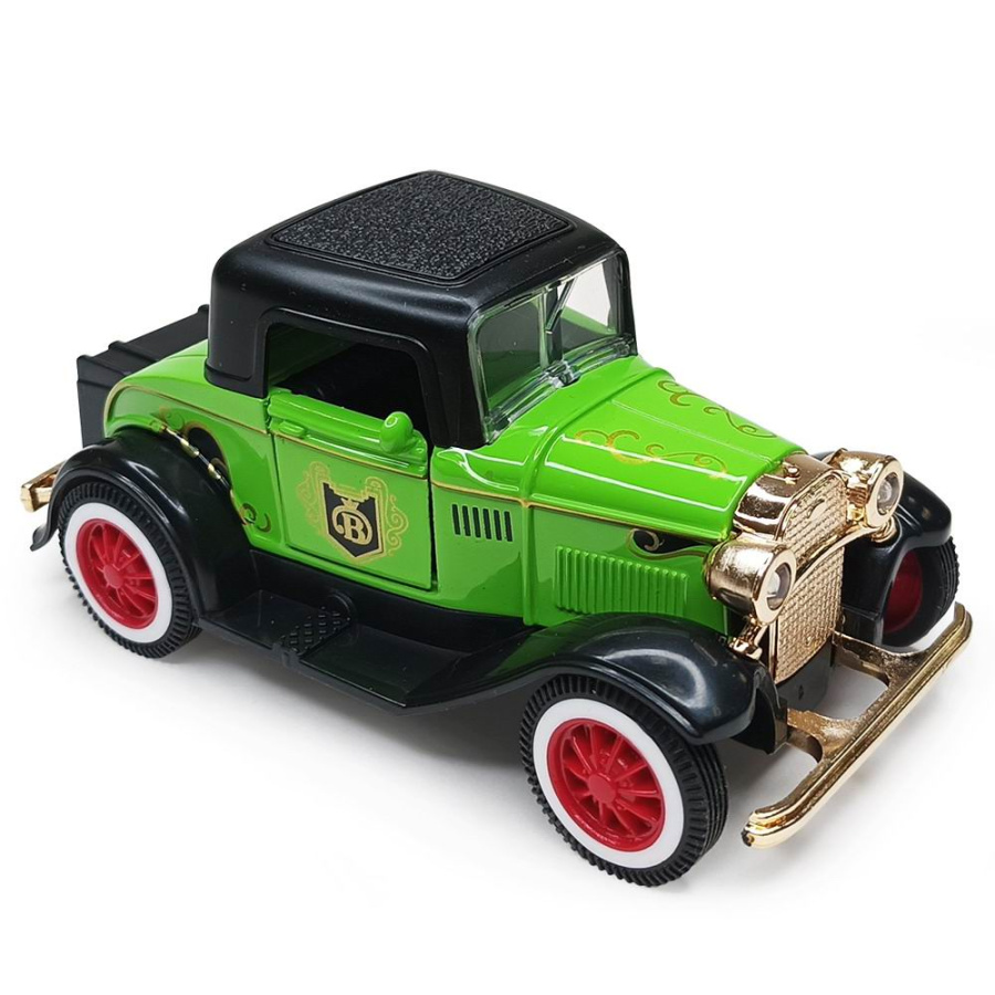 Ретро-автомобиль, кузов "купе", зеленый