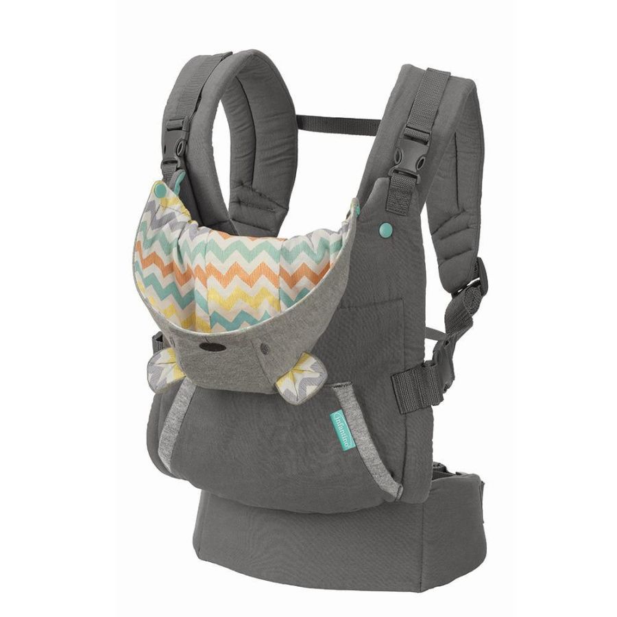 Рюкзак-кенгуру для переноски малыша с капюшоном