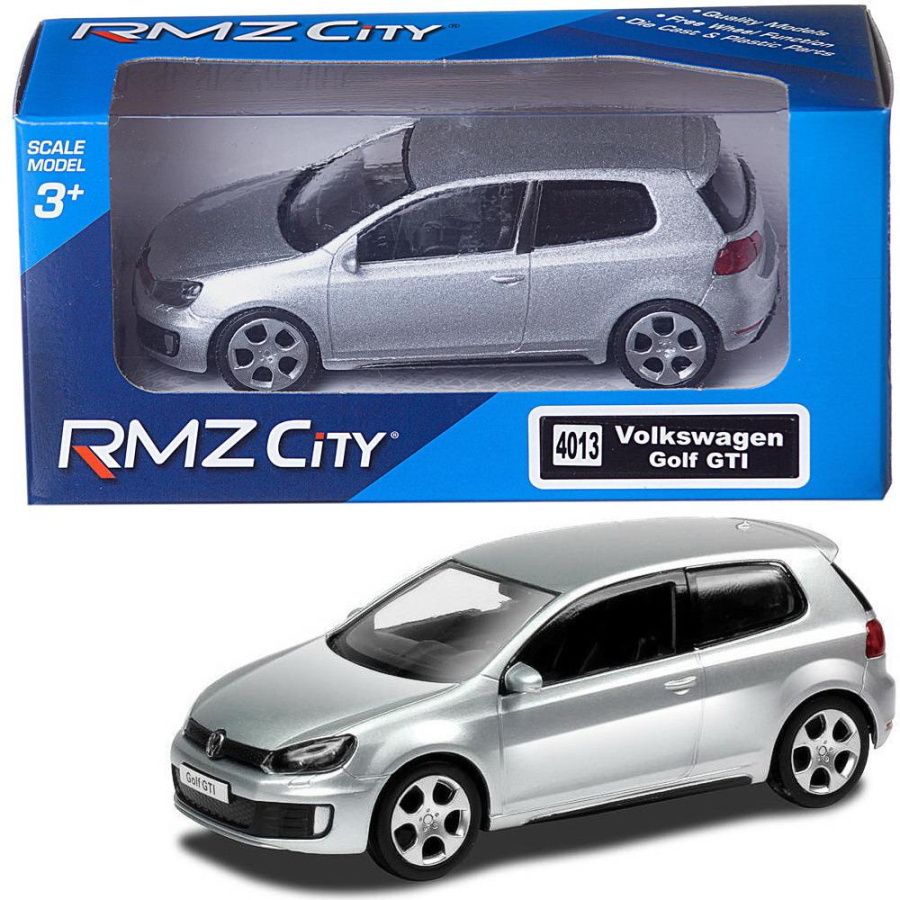Машина металлическая RMZ City 1:43 4" VW Golf GTI (серебряный)