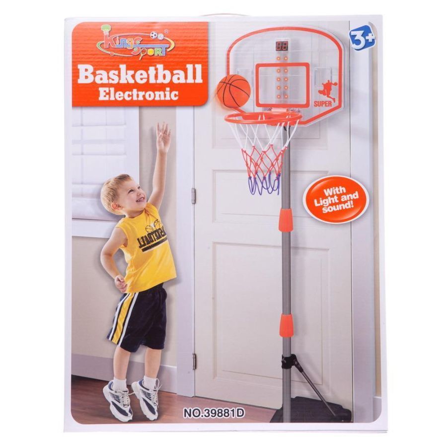Баскетбол с электронным табло, игровой набор, в коробке