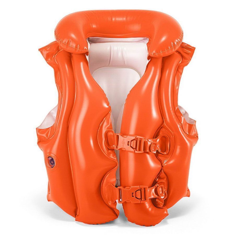 Жилет надувной INTEX "Deluxe Swim Vest" (Делюкс), 3-6лет, оранжевый