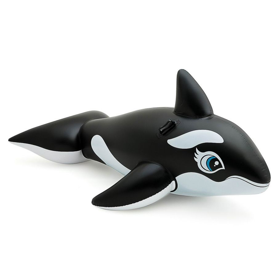 Игрушка надувная для плавания INTEX "Whale Ride-On" (Косатка), 193*119см