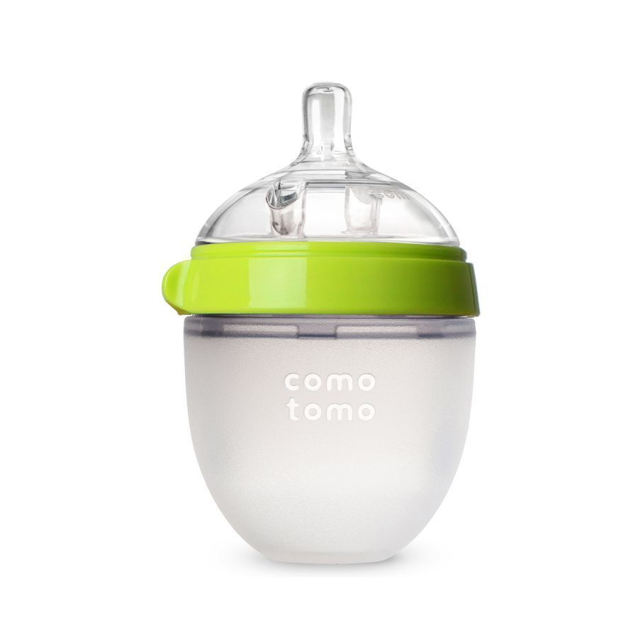 Бутылочка для кормления COMOTOMO, цвет зеленый (150 мл) Comotomo Natural Feel Baby Bottle