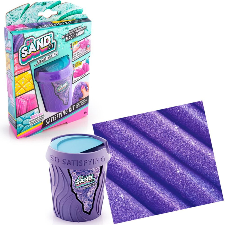 Набор для изготовления слайм-песка SO SAND DIY от Canal Toys, цвет фиолетовый