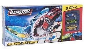 Игровой набор для детей Teamsterz "Трасса SHARK ATTACK с 3 машинками"