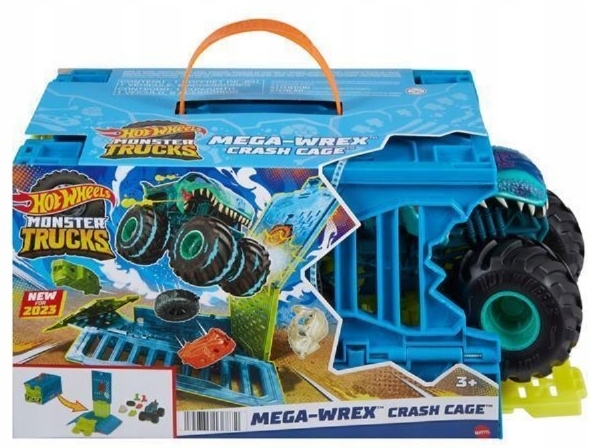 Игровой набор Hot Wheels Монстр-трак Mega-Wrex Crash Cage HNC29