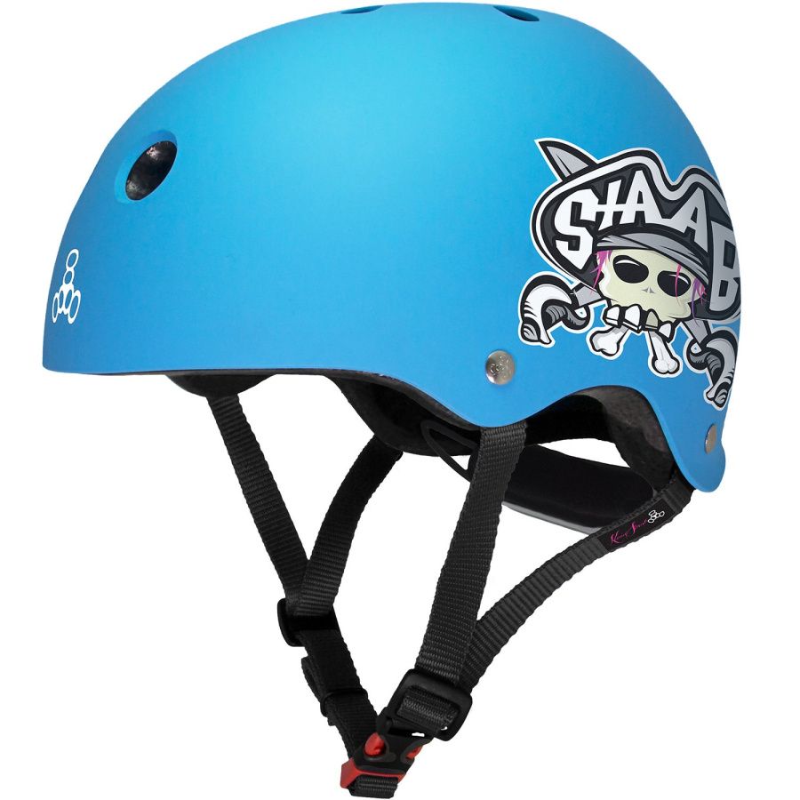 Шлем Triple Eight Lil 8 Staab Neon Blue (5+)