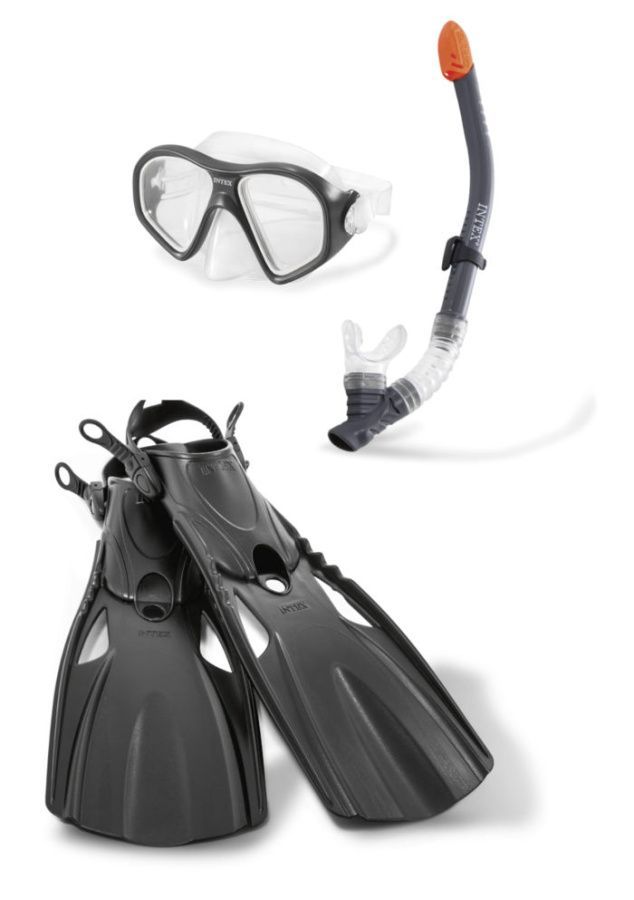 Набор для плавания Intex Reef Rider Sports Set .маска,трубка,ласты от 14лет