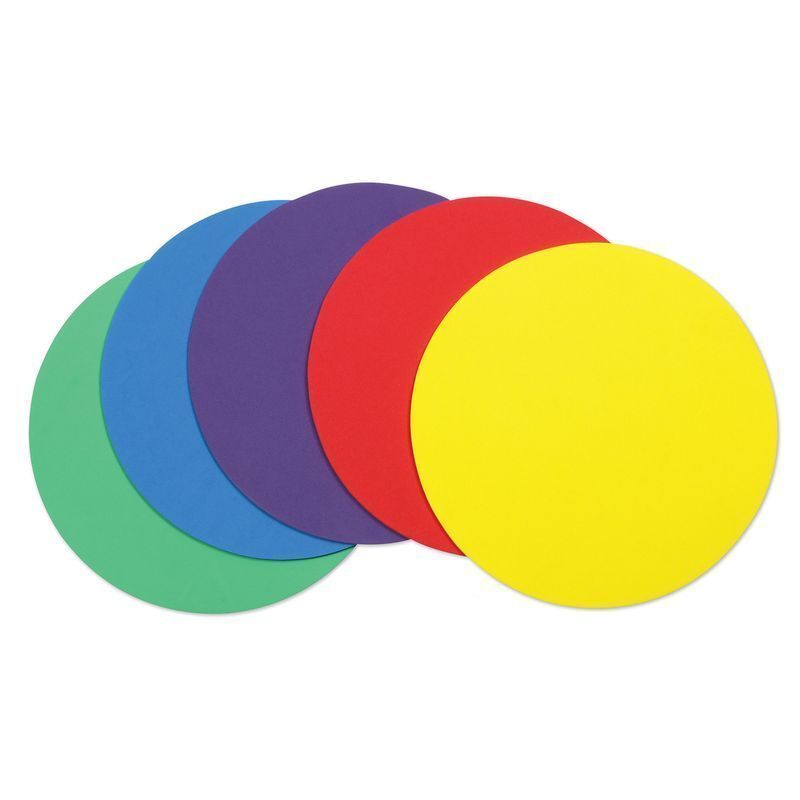 LER4360/5 Коврики для нейроигр "Цветные круги" (5 элементов)