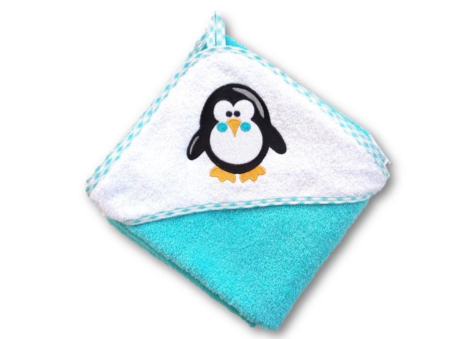 Полотенце для купания "Baby" 100*100см. (пингвиненок)
