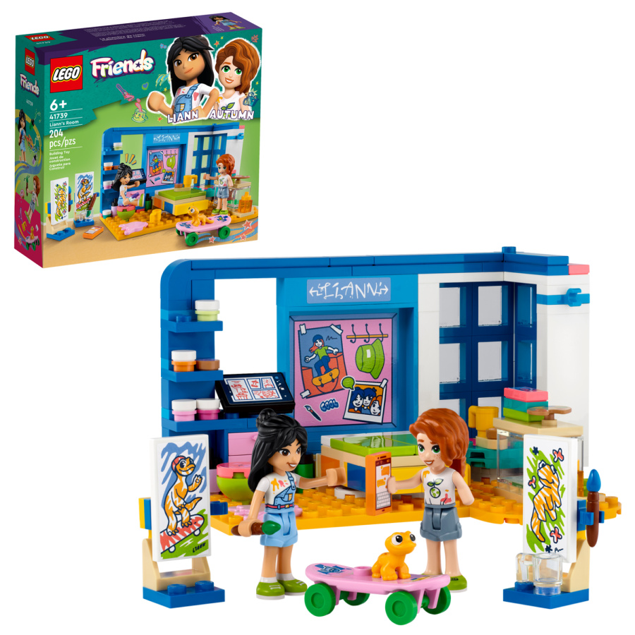 41739 Конструктор детский LEGO Friends Комната Лиэнн, 204 деталей, возраст 6+