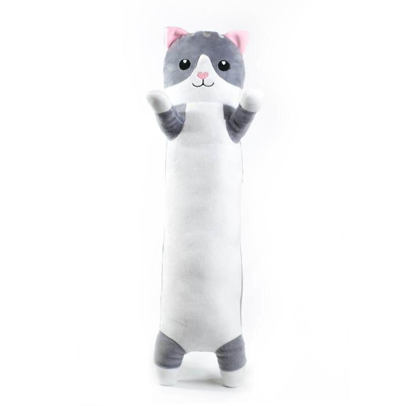 Кот "Обнимашка" 55 см серый, мягкая игрушка