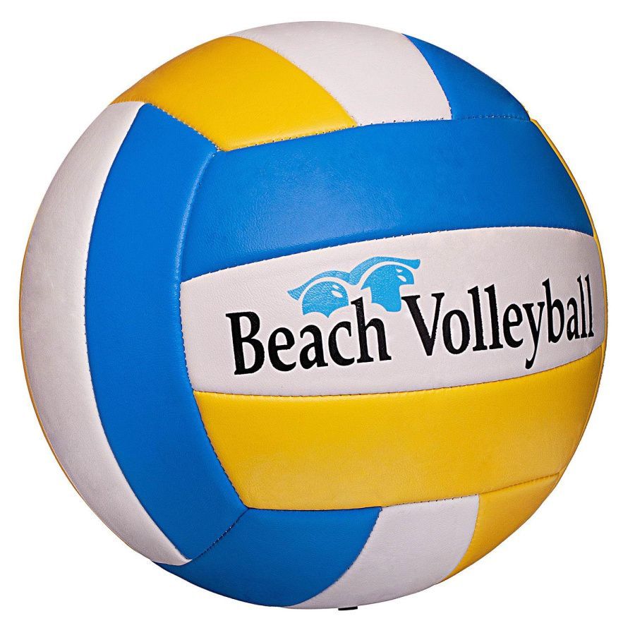 Мяч волейбольный PU 23 см, сине-бело-желтый
