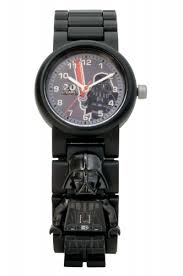 8021674 Часы наручные аналоговые LEGO Star Wars с минифигурой Darth Vader на ремешке