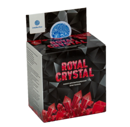 Научно-познавательный набор для выращивания кристаллов "Royal Crystal", красный