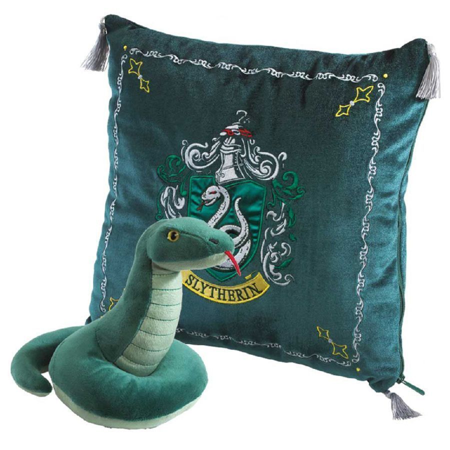 Мягкая игрушка Гарри Поттер Талисман Слизерина (змея + подушка)