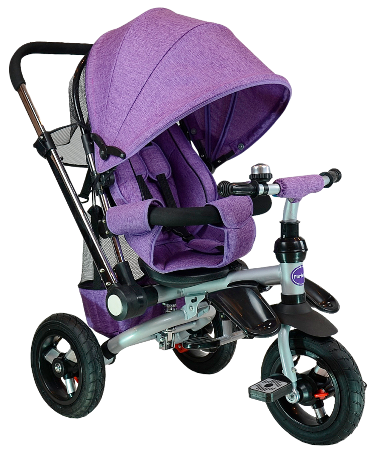 Велосипед детский трехколёсный  Farfello TSTX011 лён фиолетовый