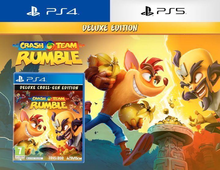 PS4:  Crash Team Rumble Deluxe Edition ( PS4/PS5)