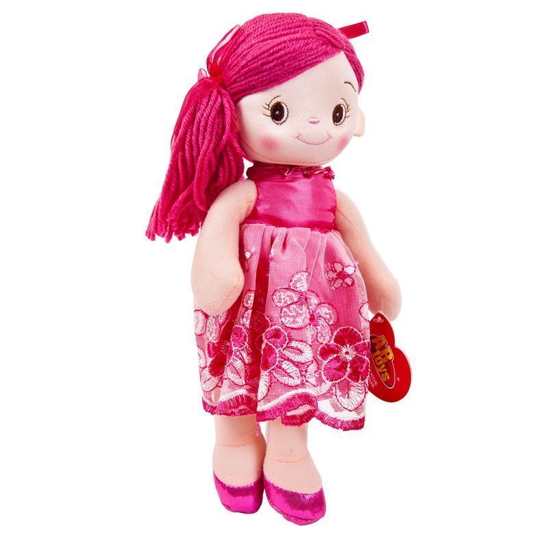 Кукла мягконабивная Балерина, 30 см, цвет розовый