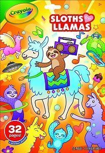 Раскраска с наклейками "Любимая Лама"