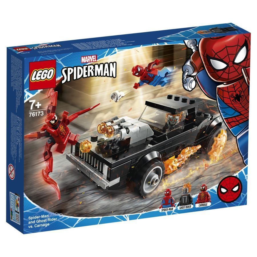 Конструктор LEGO Super Heroes Человек-Паук и Призрачный Гонщик против Карнажа