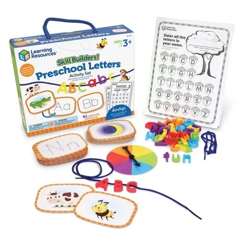 LSP1244-UK Развивающая игрушка "Skill Builders! Английский алфавит", с карточками (91 элемент)