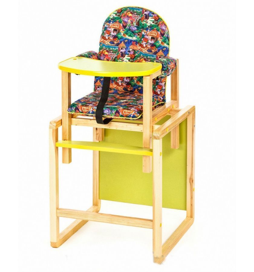 Стол-стул для кормления "Джунгли" зеленый