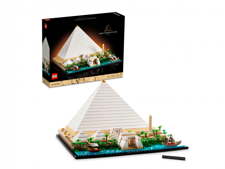 21058 Конструктор LEGO Architecture Великая пирамида Гизы, 1476 деталей, возраст 18+