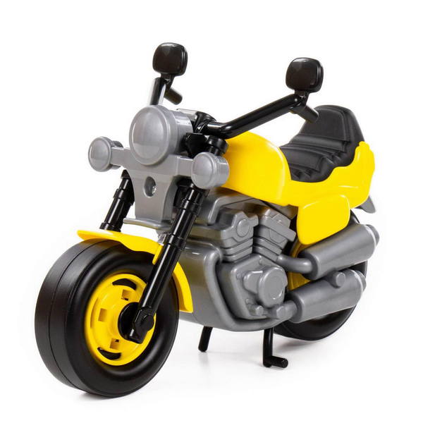Мотоцикл гоночный "Байк" желтый 24х13,5х18 см