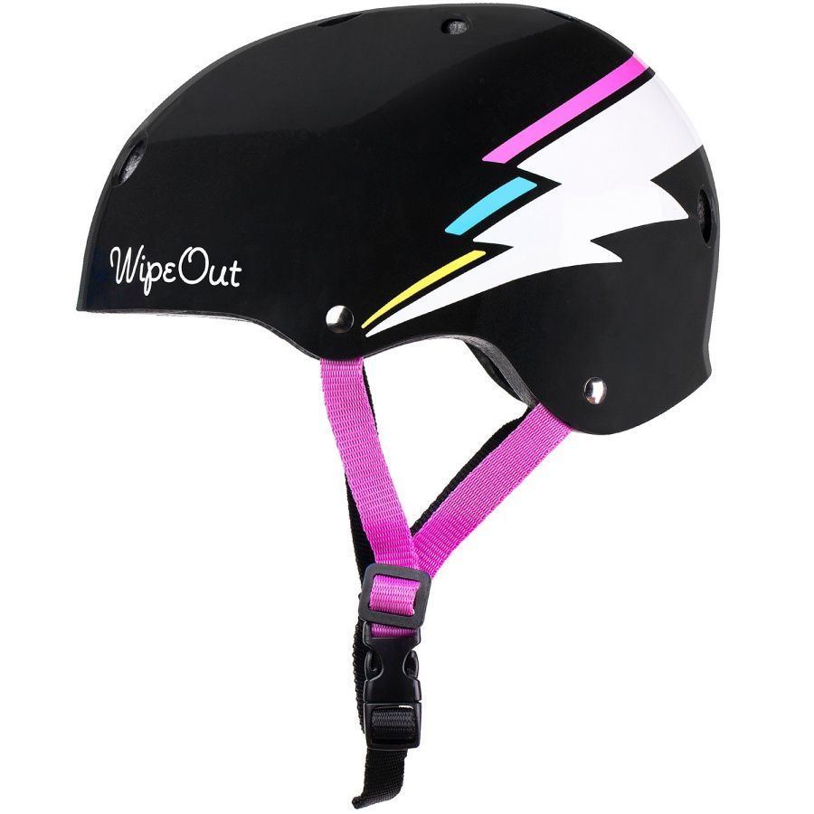 Шлем с фломастерами Wipeout Black Bolt (M 5+)